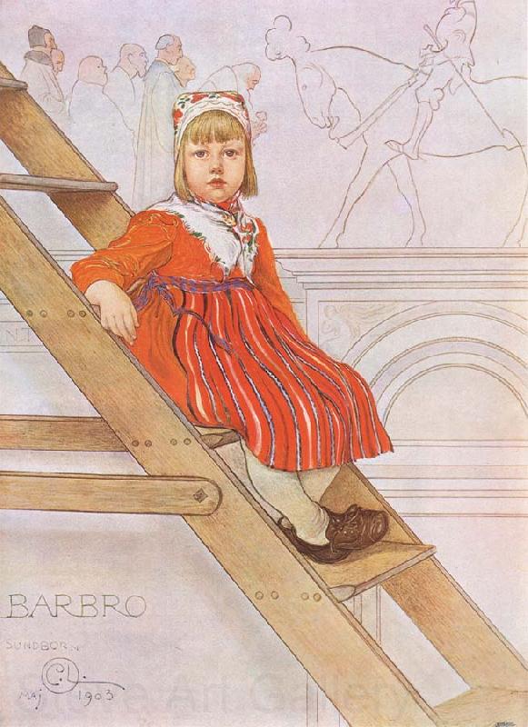 Carl Larsson Barbro Norge oil painting art
